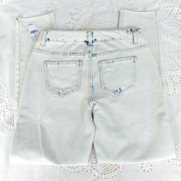 Wet Seal Bleach Distressed Jeans Sz 0 - Picture 2 of 11